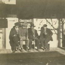 Four Men on a Bench