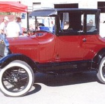 Joe Rochioli, Jr. with Restored Car