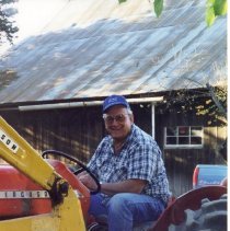 Joe Rochioli, Jr. on Tractor