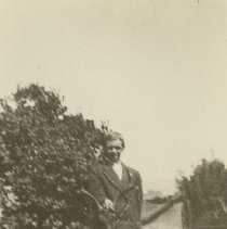Deer Rack Displayed by Boy
