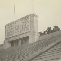 Scoreboard Memorial Stadium at UC Berkeley