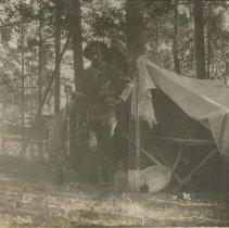 Louis Arata at Tent