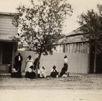 Indians Near Mortuary, Geyserville