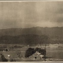 Red Barn and River In Geyserville