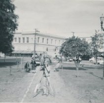 Surveyor in the Plaza