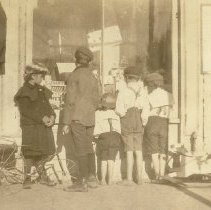 Children Looking in Store Window