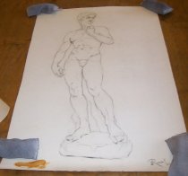 Study of a figurine