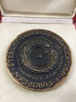 Dr. Ronald Levine's medal commemorating 20 years of the European Sterility 