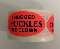 Charles Topcik's Chuckles the Clown stickers
