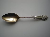 Teaspoon, sterling, stamped "S. E. Barlow"