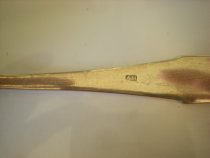 Ladle, coin silver, by Asa Blanchard