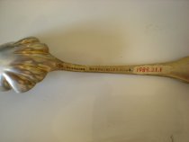 Spoon, souvenir, sterling, Daniel Boone   (see notes)