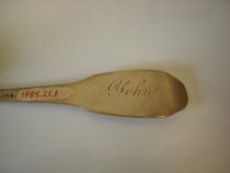 Spoon, souvenir, sterling, Daniel Boone   (see notes)