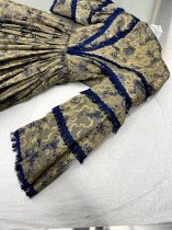 Blue Wedding Dress worn by
Wilhelmina Lucia Schuckman (1836-1911)