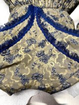 Blue Wedding Dress worn by
Wilhelmina Lucia Schuckman (1836-1911)