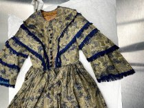 Blue Wedding Dress worn by
Wilhelmina Lucia Schuckman (1836-1911)