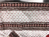 9 patch quilt top with squash blossoms