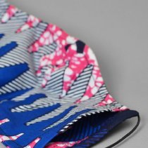 African Print Mask and Turban headband