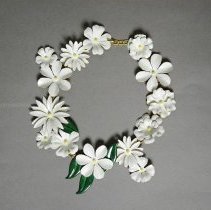 Front view of necklace