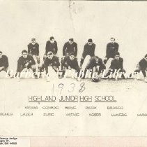 1938 Highland Junior High Football Team