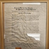 Agreement for the purchase of Lake Anna