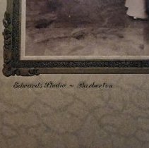 Woman in dress with flowers