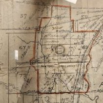 Closeup Of Center Of Map