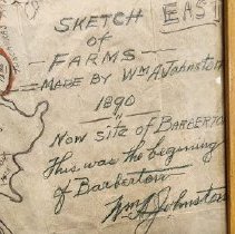 Closeup Of Text In Bottom Right Corner