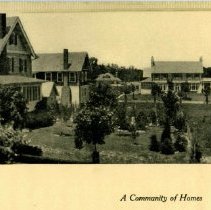 A view of several new homes in CHevy Chase, 1916