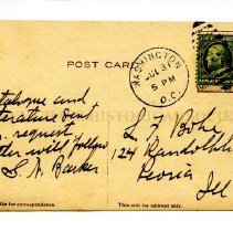 1911 Postcard Back