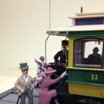 Stepping onboard the Chevy Chase Streetcar