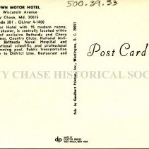 In Town Motor Hotel (back)