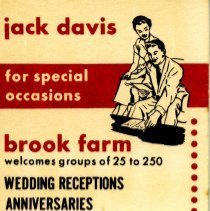 Jack Davis Welcomes You, Brook Farm Restaurant (inside)
