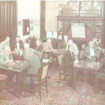 Union League of Philadelphia, Broad Street Building, 2nd floor, Members Playing Chess