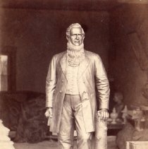 John Wood Statue in Sculptor's Studio