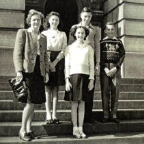 Mrs. Montag, Nile, Shirley & Betty Alger, Ted Shriver