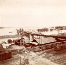 Railroad Yards on Quincy Bay & Mississippi River