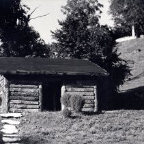 Woodland Cemetery Log Cabin