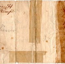 Receipt, Quincy House