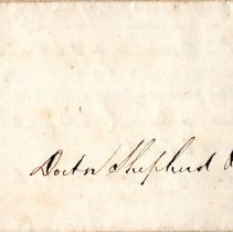 Invitations, Bachelors' Party, Quincy House, Dec. 31, [1846]