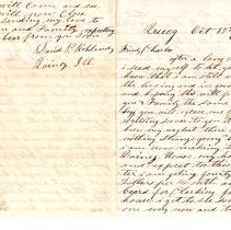 David P. Rohland to "Friend Charles"