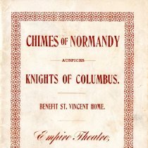 "Chimes of Normandy", Empire Theatre, November 28, 1906