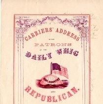Carriers' Address to the Patrons of the Daily Whig and Republican