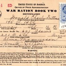 World War II Ration Book