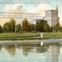 Administration Building and Lake, Illinois Soldiers' Home