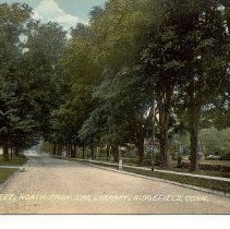 Main Street north from the library