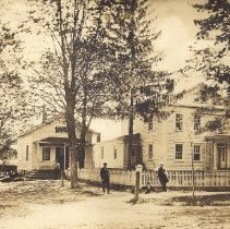 D. Hurlbutt market (l.) and home, Main St.