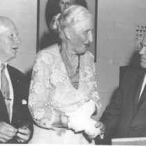 Anne Richardson, J. Harvey Valden, unknown individual