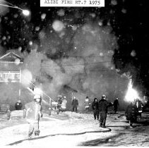 Alibi Restaurant fire in 1975 (on Rt. 7)