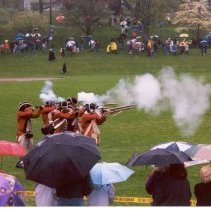 Battle of Ridgefield renenactment, April 2002